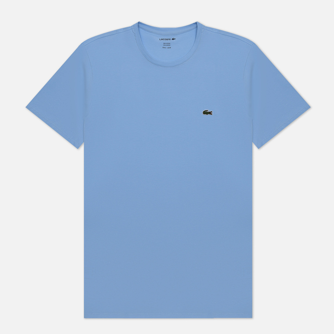 

Мужская футболка Lacoste Classic Embroidered Logo голубой, Размер M, Classic Embroidered Logo