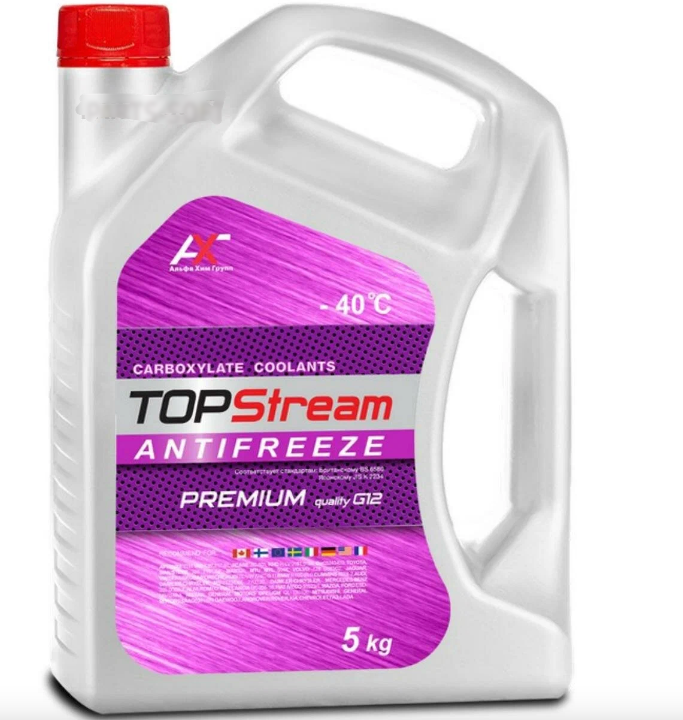 TOPSTREAM ATS00005 Антифриз TopStream Premium G12 5 л