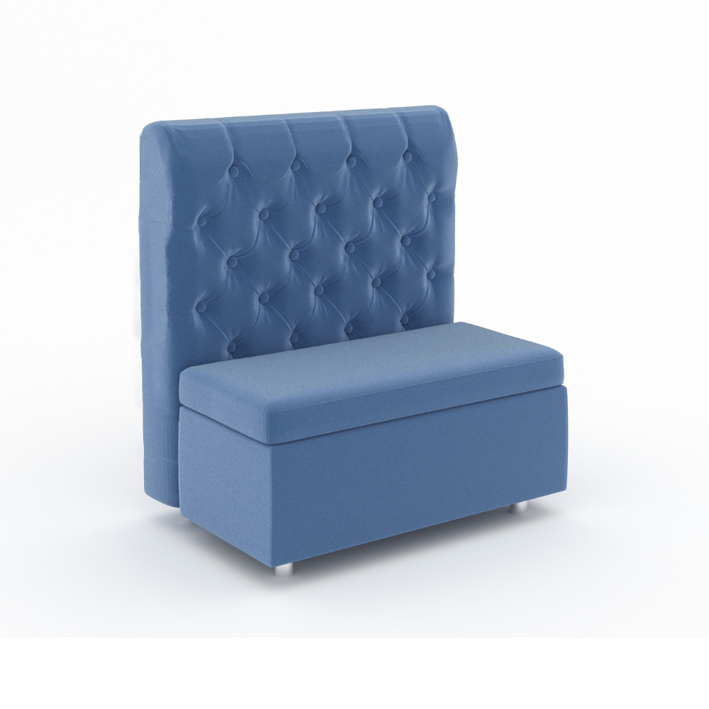 Прямой диван Фокус Версаль 100х67х106 см светло-синий