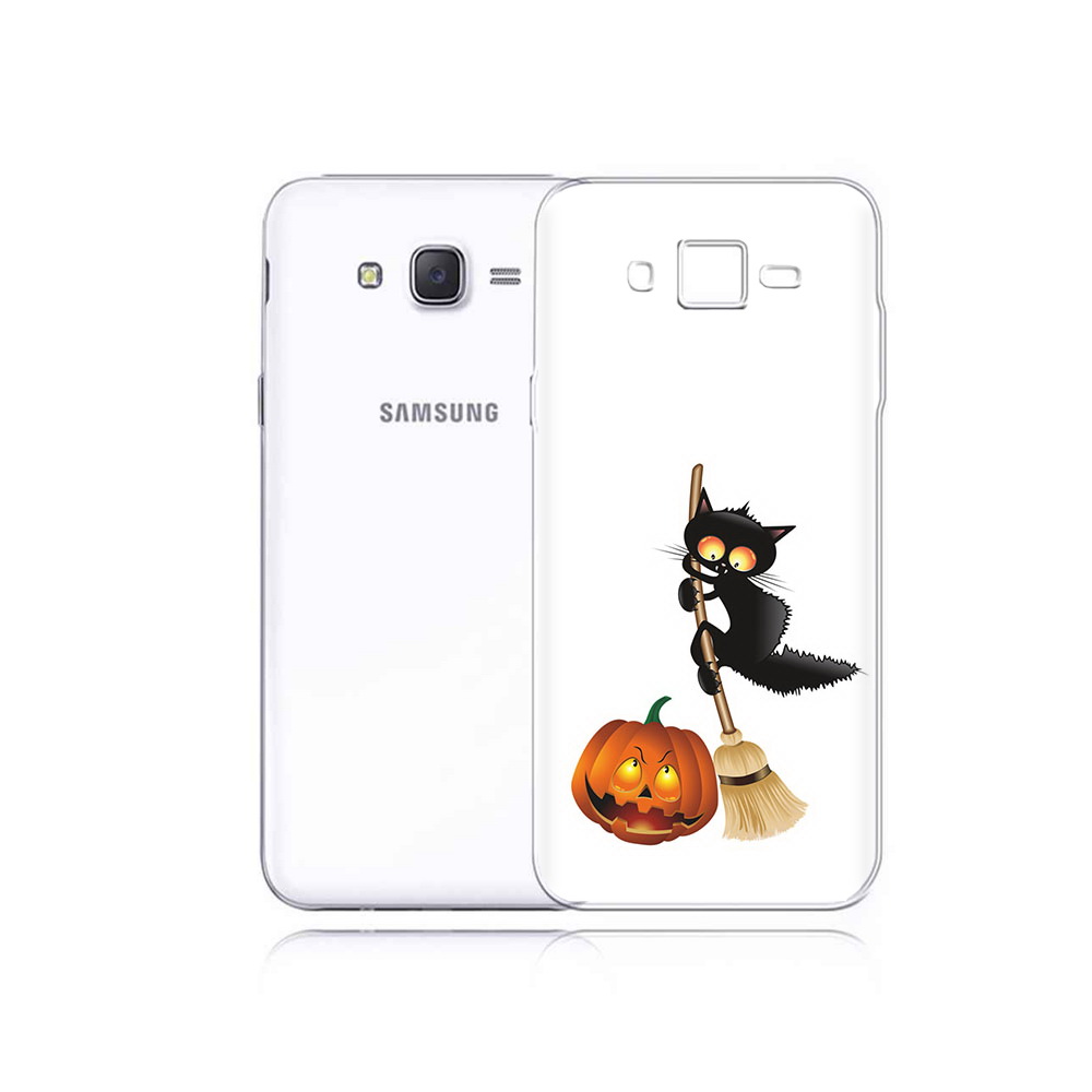

Чехол MyPads Tocco для Samsung Galaxy J5 хэлуинский котик (PT29188.586.667), Прозрачный, Tocco