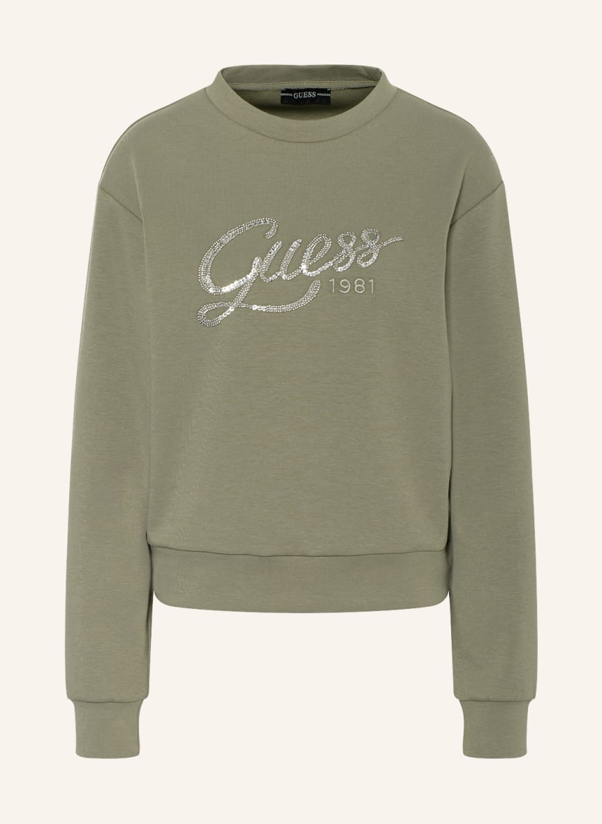 

Свитшот женский Guess 1001301844 зеленый XS (доставка из-за рубежа), 1001301844