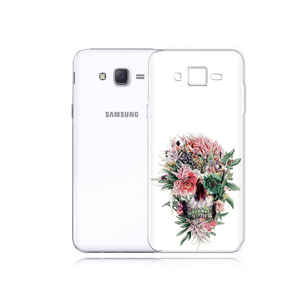 

Чехол MyPads Tocco для Samsung Galaxy J5 череп из цветов (PT29188.586.677), Прозрачный, Tocco