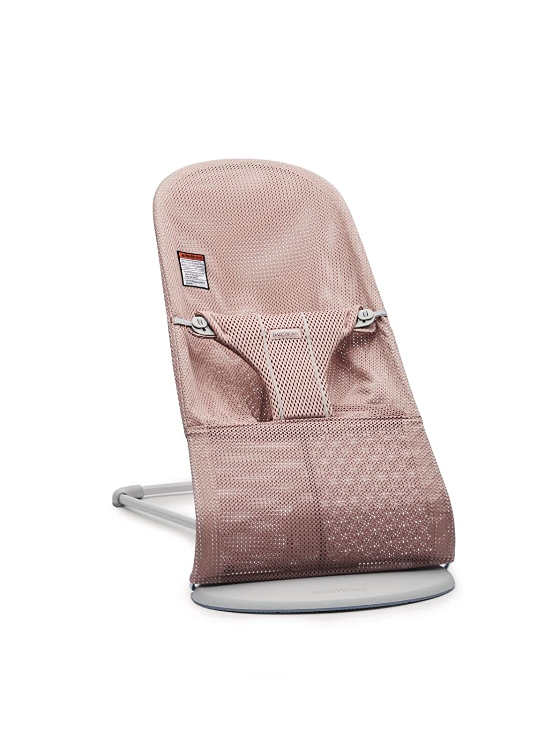 фото Кресло-шезлонг babybjorn bliss mesh dusty pink пепельно-розовый