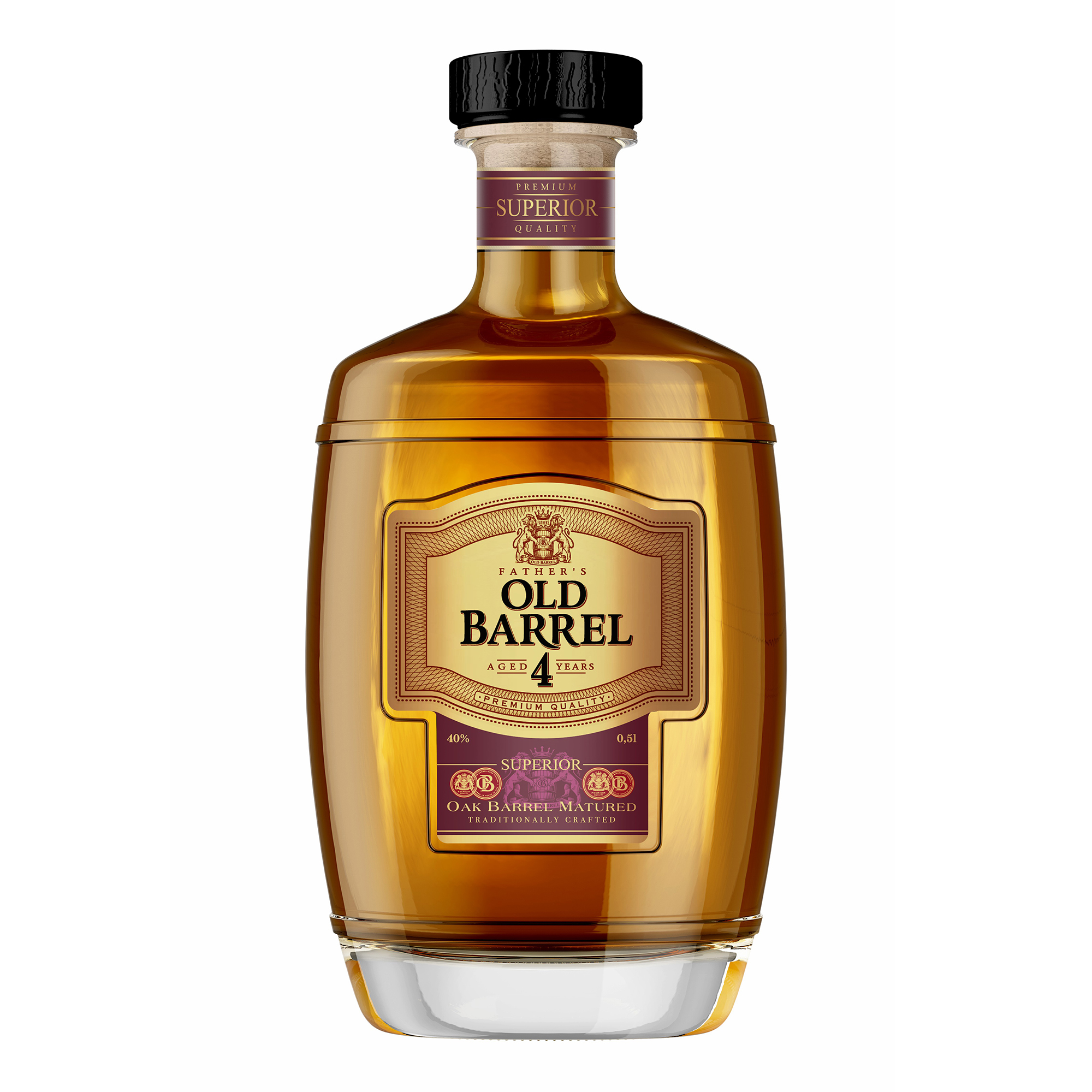 

Коньяк Father's Old Barrel 4 года 40% 0,5 л