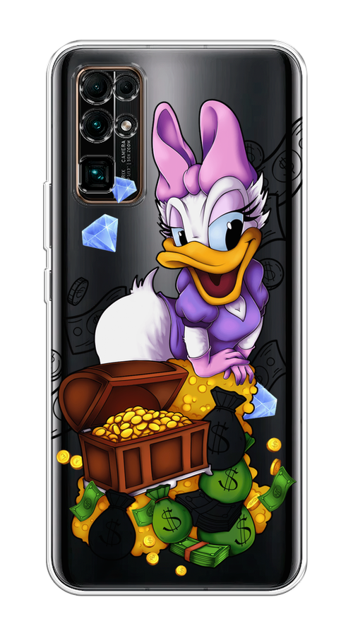 

Чехол на Honor 30 "Rich Daisy Duck", Коричневый;белый;фиолетовый, 612150-6
