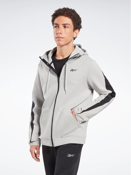 

Толстовка мужская Reebok 0000301161271 серая L, Серый, 0000301161271