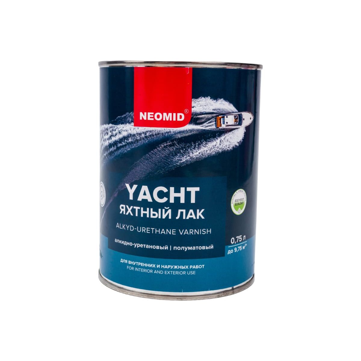 Лак Neomid Yacht яхтный, полуматовый, 750 мл