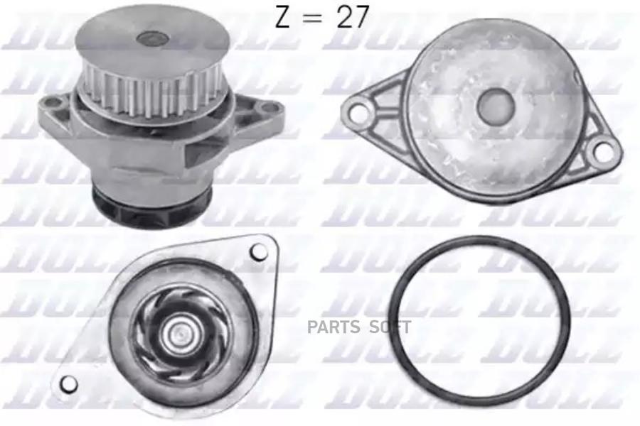 

Насос водяной audi seat vw 1.6 16v 00 Dolz A200