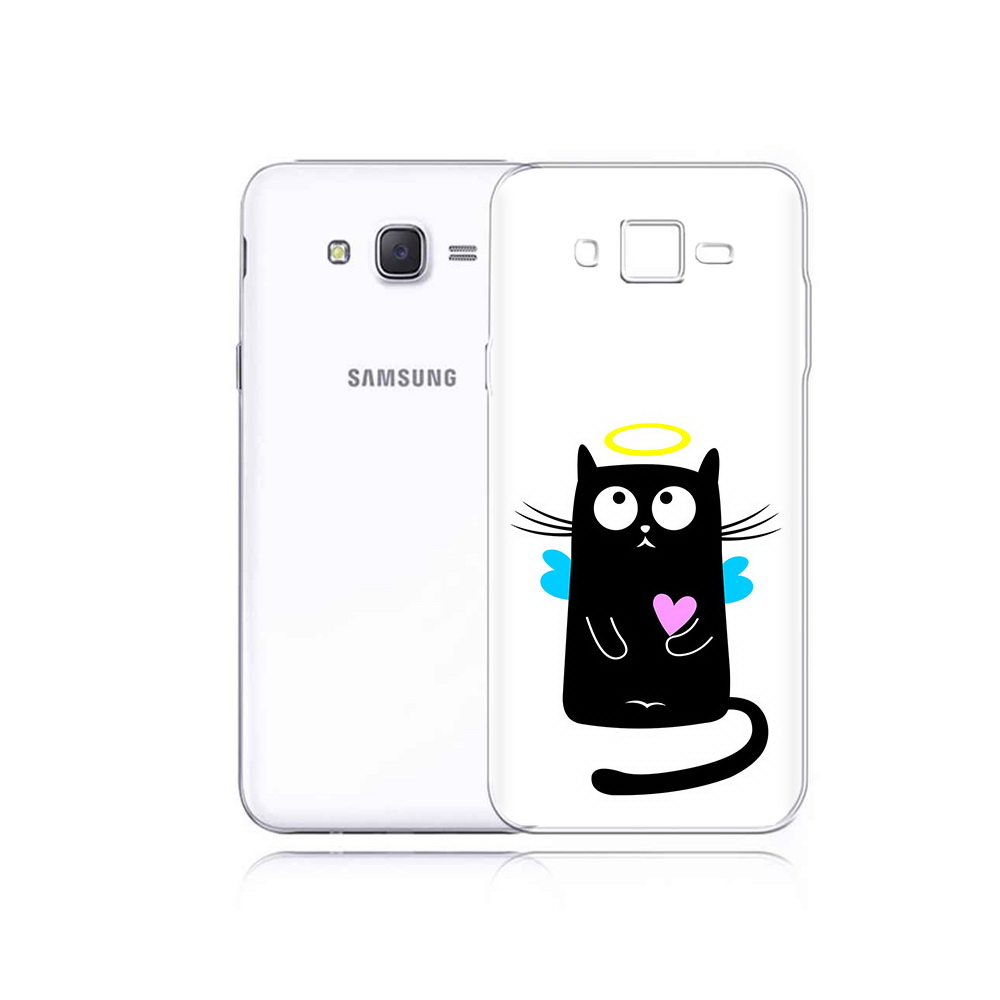 

Чехол MyPads Tocco для Samsung Galaxy J5 Кот ангелок (PT29188.586.96), Прозрачный, Tocco