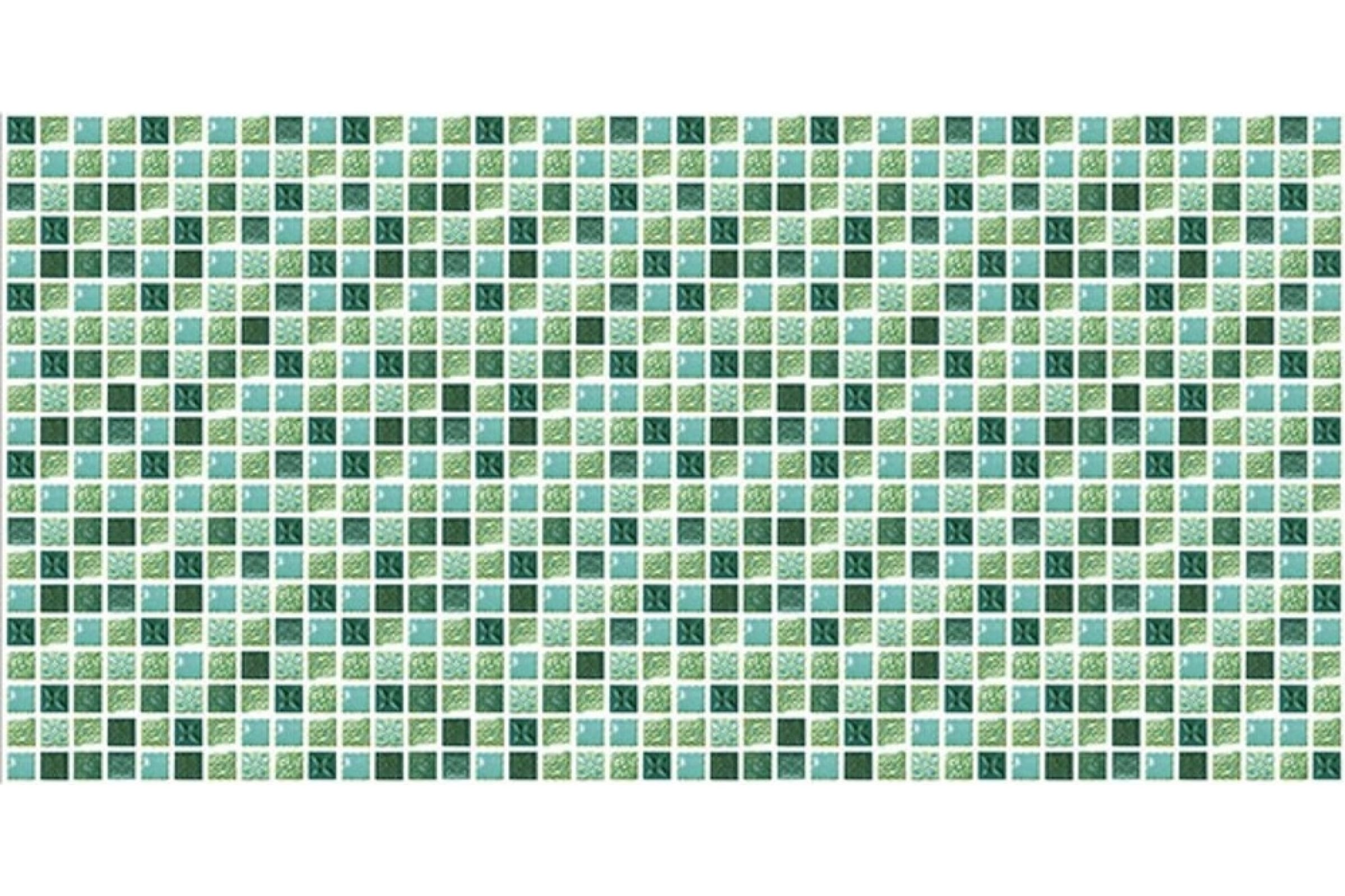 Панель ПВХ Мозаика прованс зеленый 955*480 декоративный заборчик дачная мозаика дощечки зеленый 10678