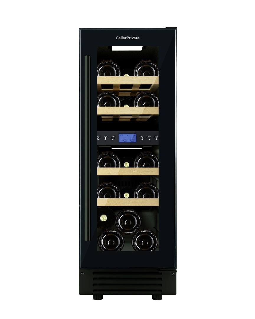 Винный шкаф Cellar Private CP017-2TB черный отдельностоящий винный шкаф 12 21 бутылка lasommeliere