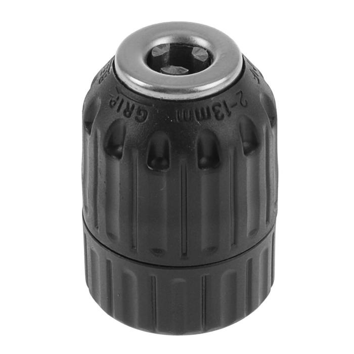 

Патрон для дрели ТУНДРА, быстрозажимной, 1/2" - 20 UNF, 1.5 - 13 мм