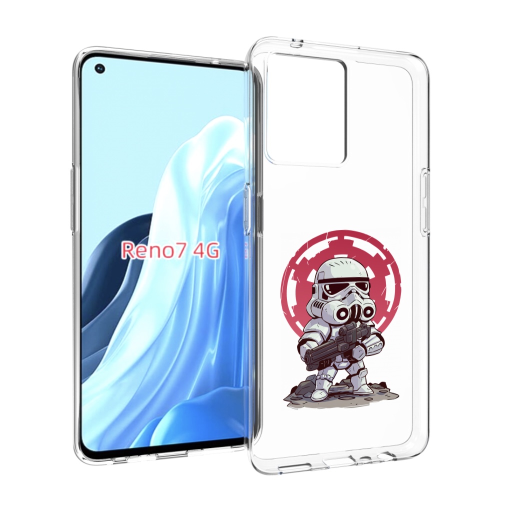 

Чехол MyPads солдат-из-старварс для OPPO RENO 7 4G, Прозрачный, Tocco