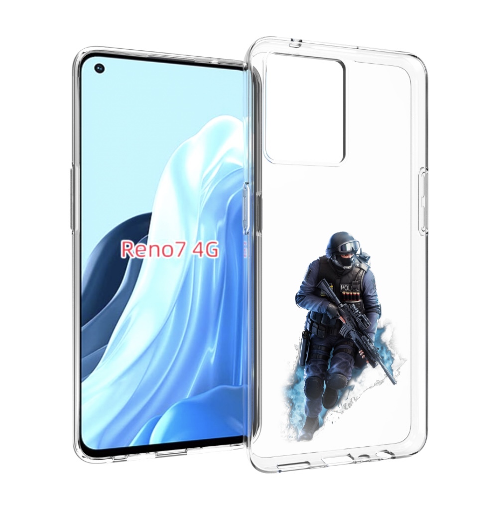 

Чехол MyPads спецназ-ксго для OPPO RENO 7 4G, Прозрачный, Tocco