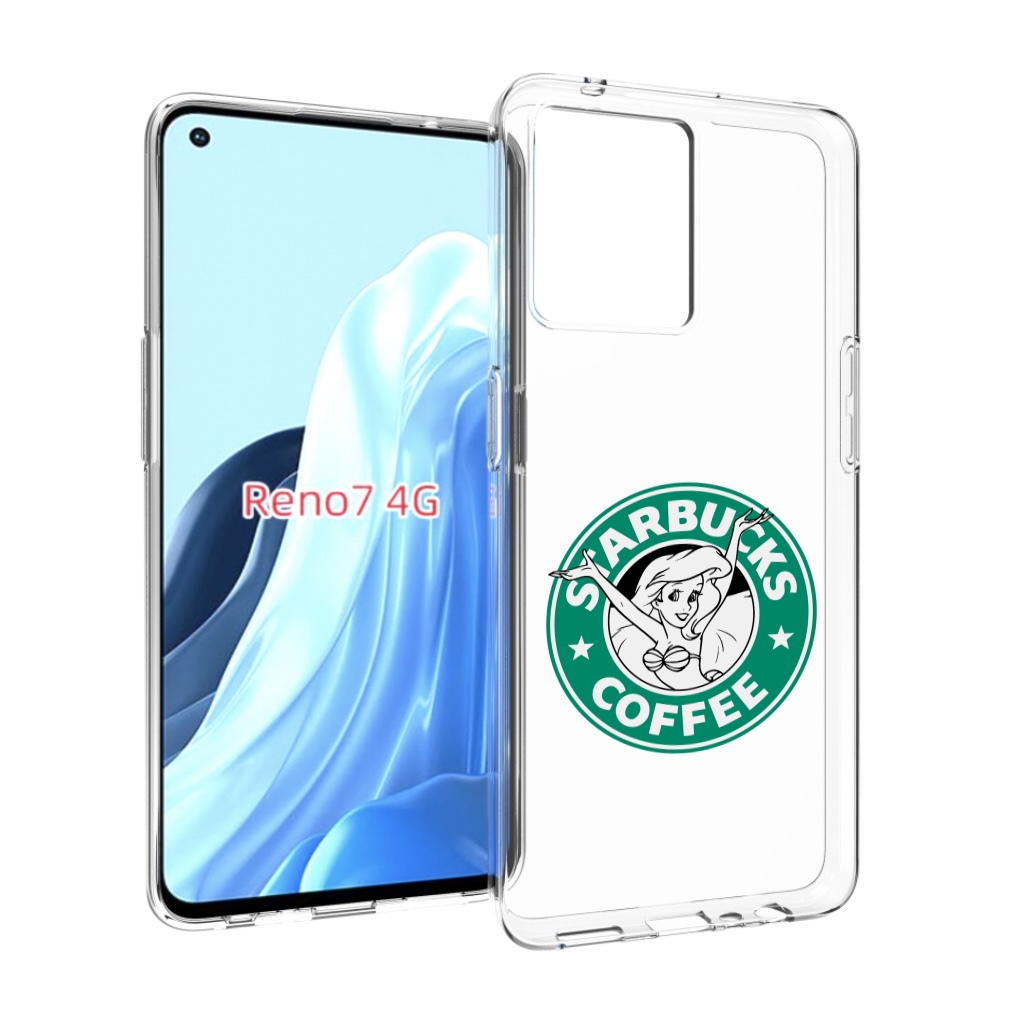 

Чехол MyPads старбакс-кофее для OPPO RENO 7 4G, Прозрачный, Tocco