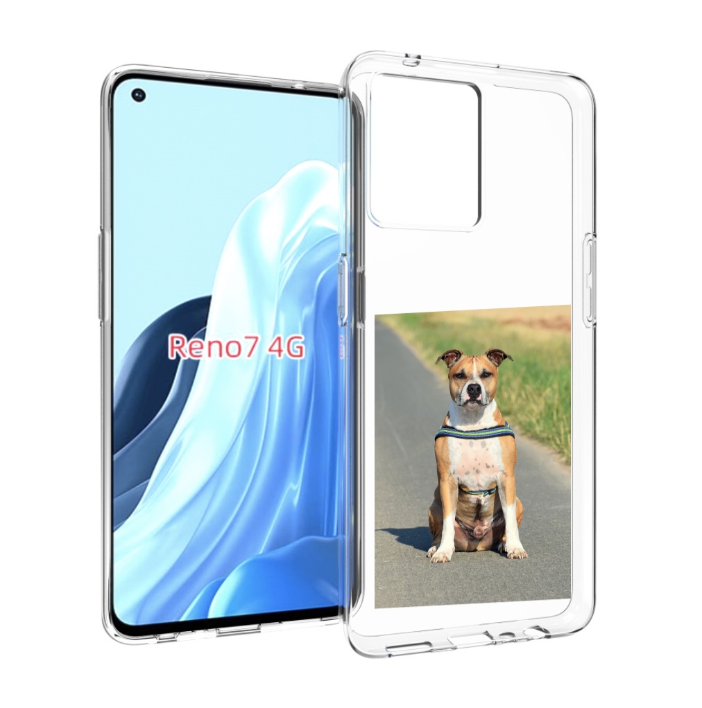 

Чехол MyPads стаффорд терьер для OPPO RENO 7 4G, Прозрачный, Tocco