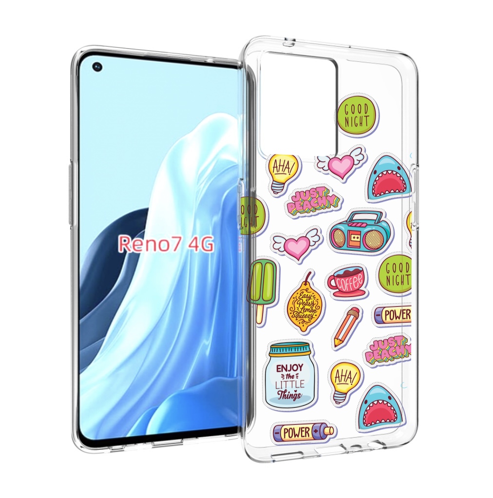 

Чехол MyPads стикер-пак для OPPO RENO 7 4G, Прозрачный, Tocco