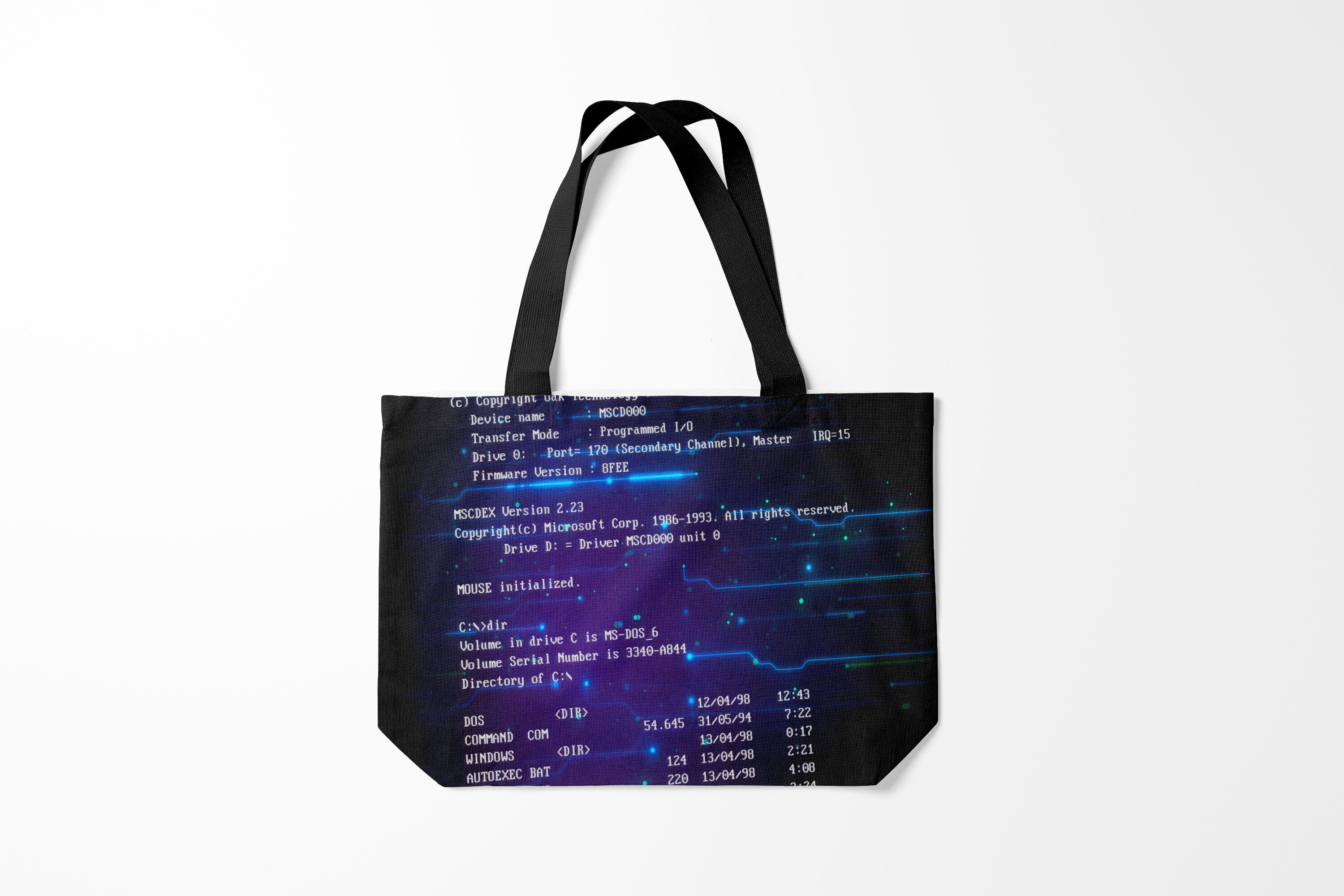 

Сумка шoппер унисекс Burnettie Принты для программистов BIOS CODE, черный; синий, Разноцветный, Принты для программистов BIOS CODE