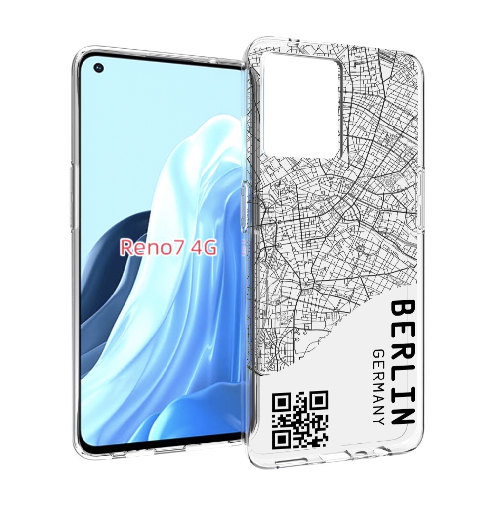 

Чехол MyPads схема-берлин для OPPO RENO 7 4G, Прозрачный, Tocco