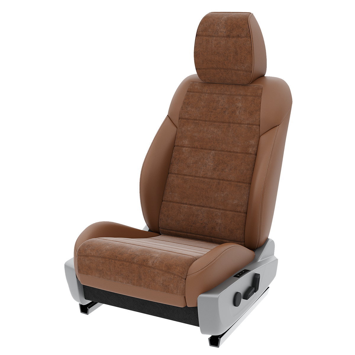 

Чехлы на сиденья Automobiler для Volkswagen Polo 6 A-A-1458F2S336 Алькантара Коричневый, A-A-1458