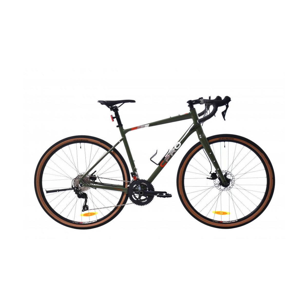 Велосипед CAPRIOLO ROAD GRAVEL 9.6 700C 2 X 11, ALU 53см зелёный 2024 год