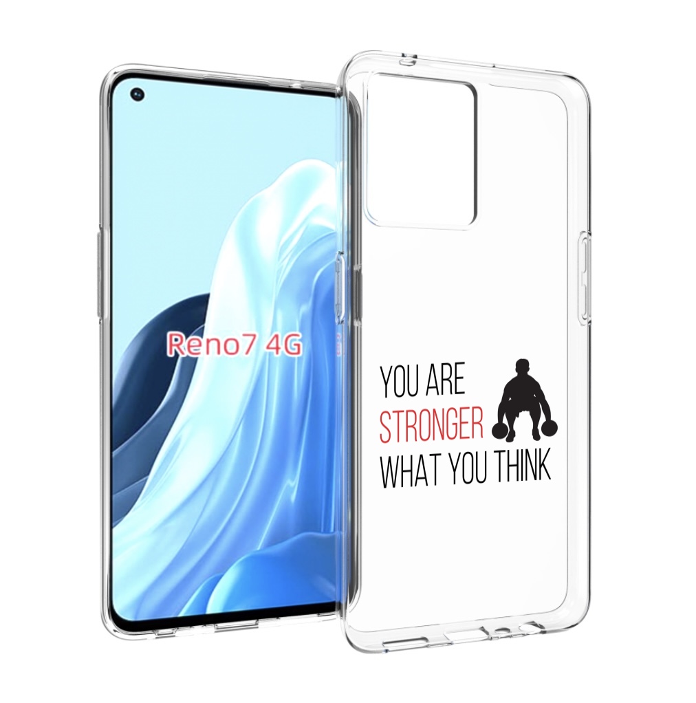 

Чехол MyPads ты-сильнее-чем-думаешь для OPPO RENO 7 4G, Прозрачный, Tocco