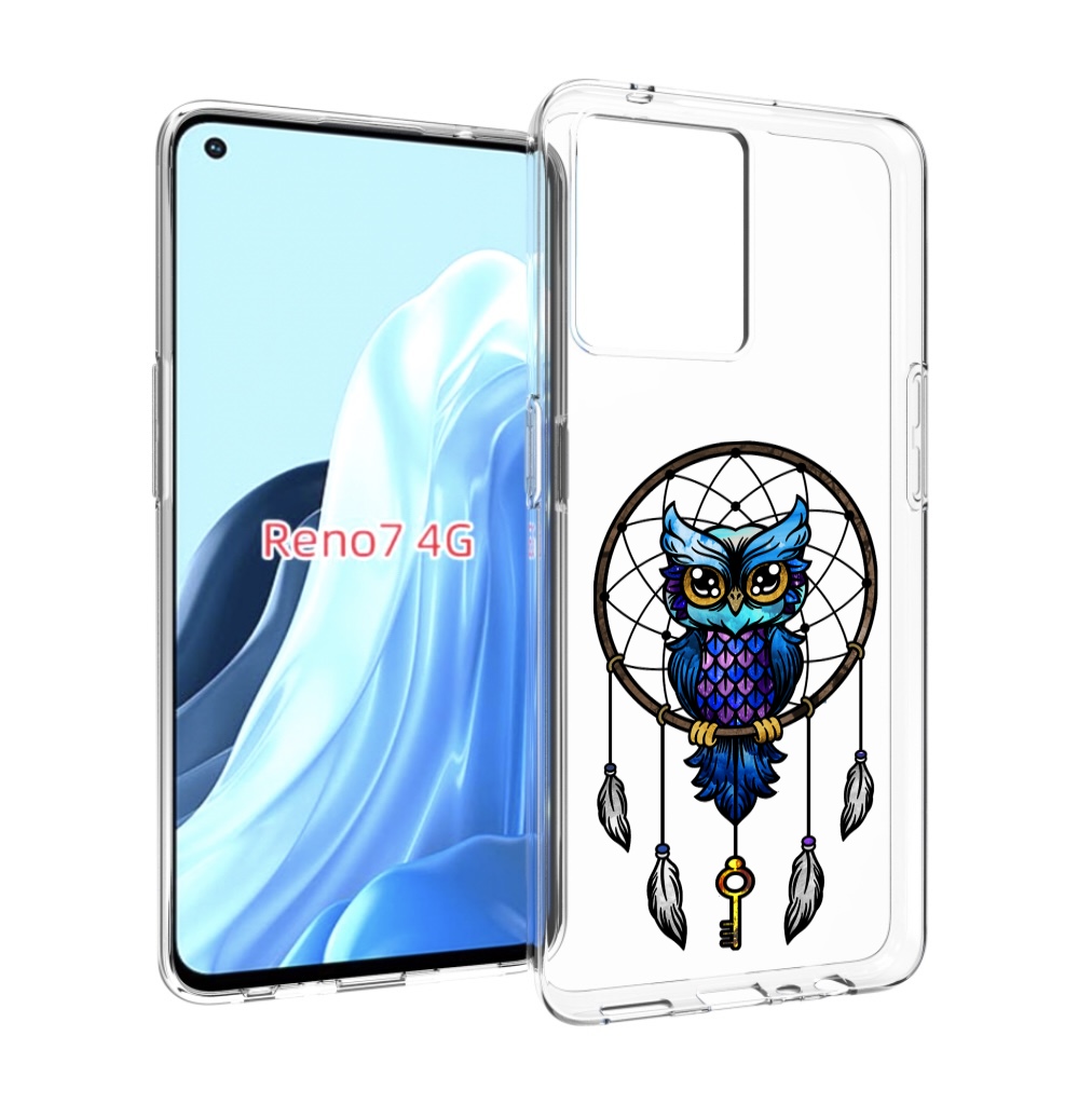 

Чехол MyPads умная-фиолетовая-сова для OPPO RENO 7 4G, Прозрачный, Tocco