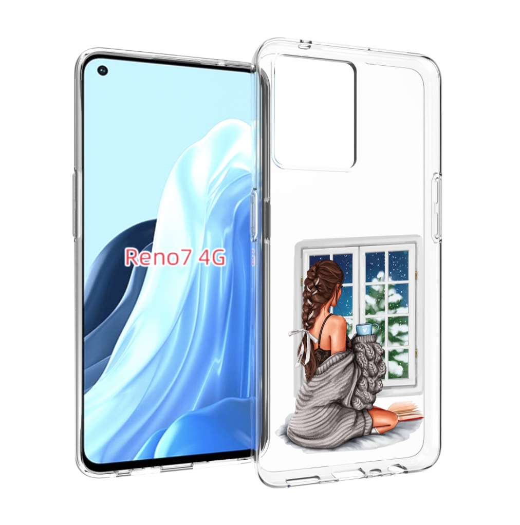 

Чехол MyPads уютное-зимнее-окно женский для OPPO RENO 7 4G, Прозрачный, Tocco