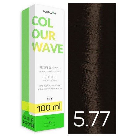 фото Крем-краска для волос malecula colour wave 5.77