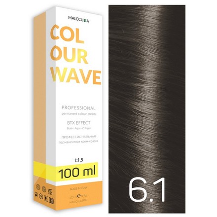 

Крем-краска для волос Malecula Colour Wave 6.1