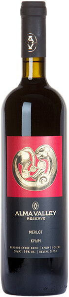 

Вино Alma Valley Reserve Merlot красное, сухое, 750 мл