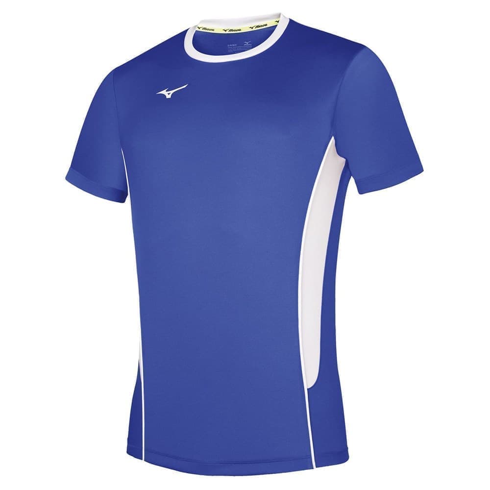 

Футболка мужская Mizuno V2EA7001-22 синяя M, V2EA7001-22