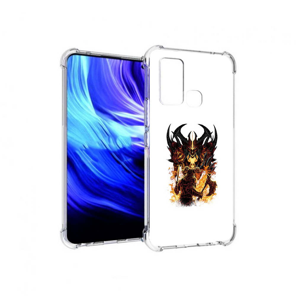 

Чехол MyPads Tocco для Vivo Z6 демон shadow fiend (PT226976.399.318), Прозрачный, Tocco