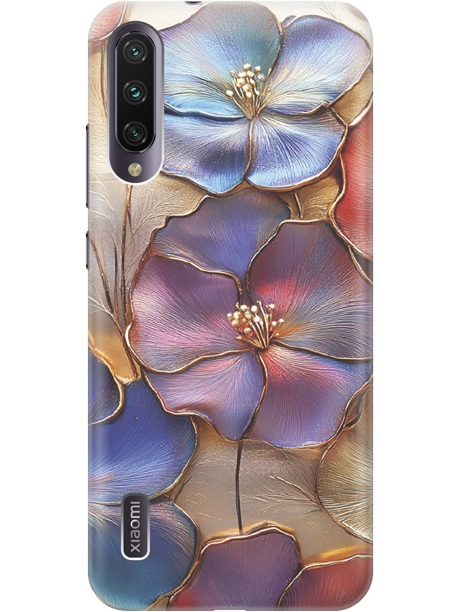 

Силиконовый чехол на Xiaomi Mi A3 / CC9e с принтом "Позолоченные цветы", Прозрачный;золотистый;красный;синий, 721701024
