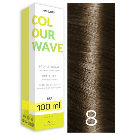 фото Крем-краска для волос malecula colour wave 8