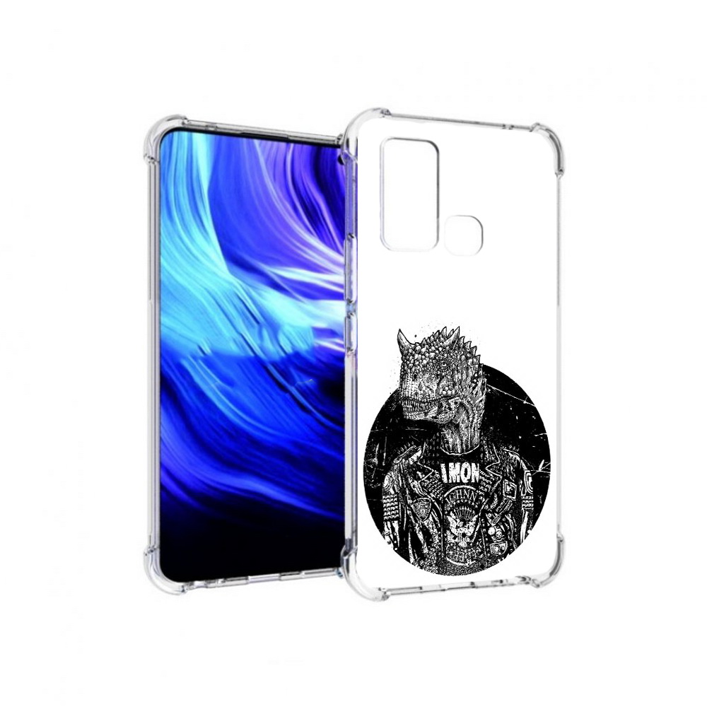 

Чехол MyPads Tocco для Vivo Z6 динозавр в куртке (PT226976.399.328), Прозрачный, Tocco