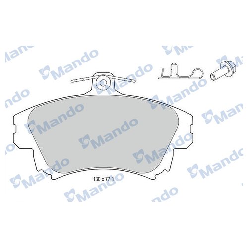 

Тормозные колодки Mando передние MBF015132