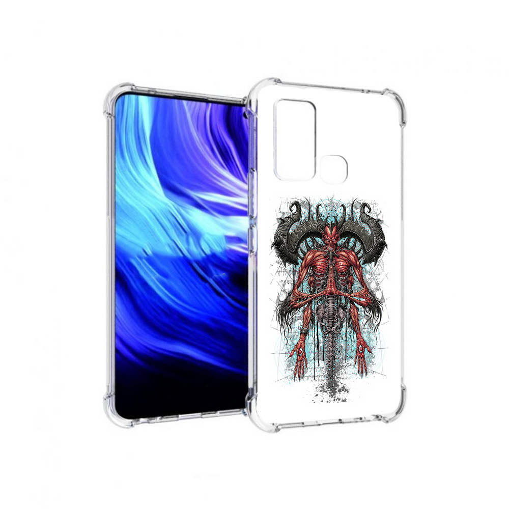 

Чехол MyPads Tocco для Vivo Z6 дьявол (PT226976.399.340), Прозрачный, Tocco