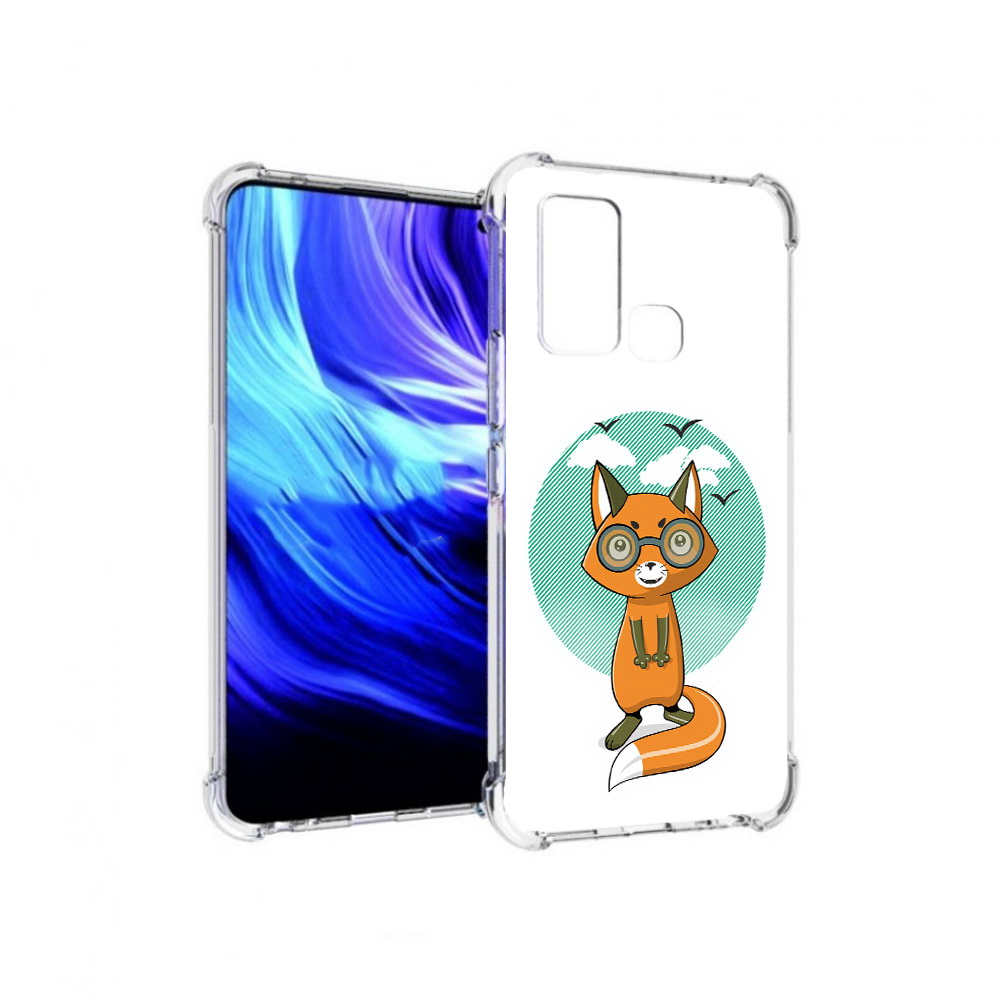 

Чехол MyPads Tocco для Vivo Z6 задумчивая лиса (PT226976.399.348), Прозрачный, Tocco