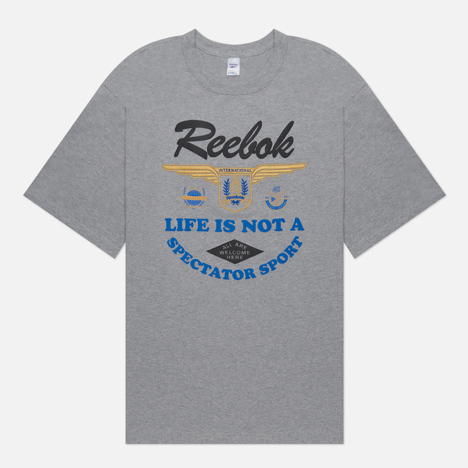 

Мужская футболка Reebok Classics Reserve серый, Размер L, Classics Reserve