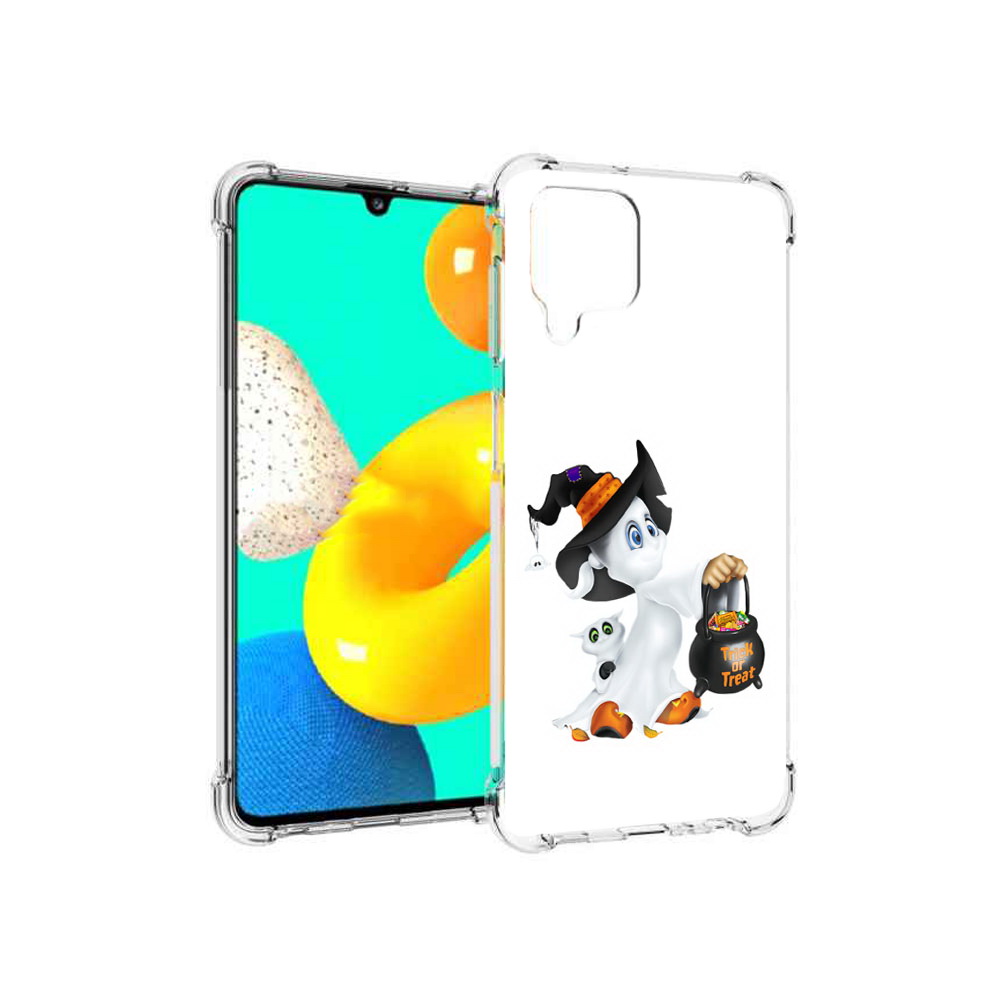

Чехол MyPads Tocco для Samsung Galaxy M32 Маленький призрак (PT161818.523.113), Прозрачный, Tocco