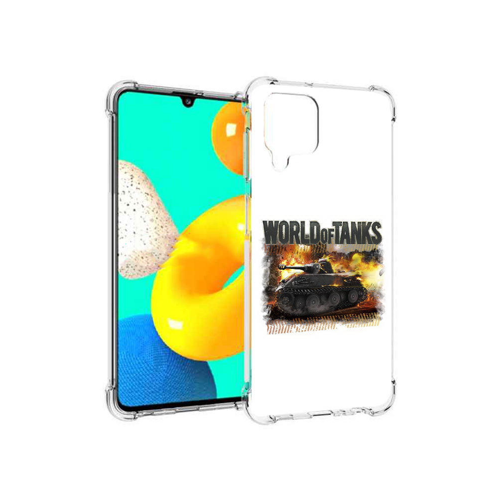 

Чехол MyPads Tocco для Samsung Galaxy M32 Мир танков-2 (PT161818.523.118), Прозрачный, Tocco