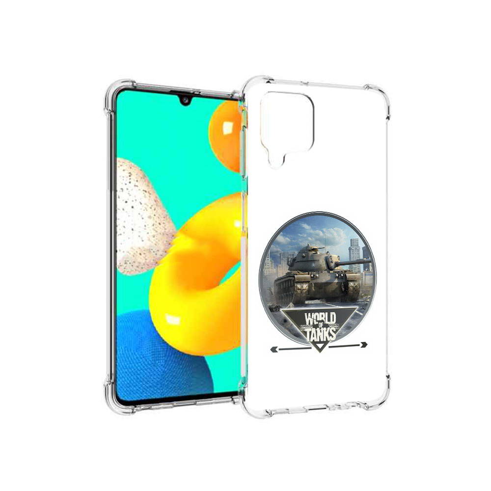 

Чехол MyPads Tocco для Samsung Galaxy M32 Мир танков (PT161818.523.119), Прозрачный, Tocco