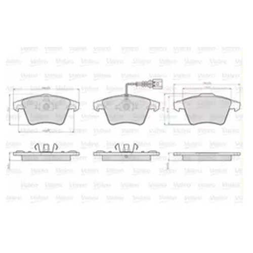 

Комплект тормозных колодок VW TRANSPORTER (03-09) Opar 873746