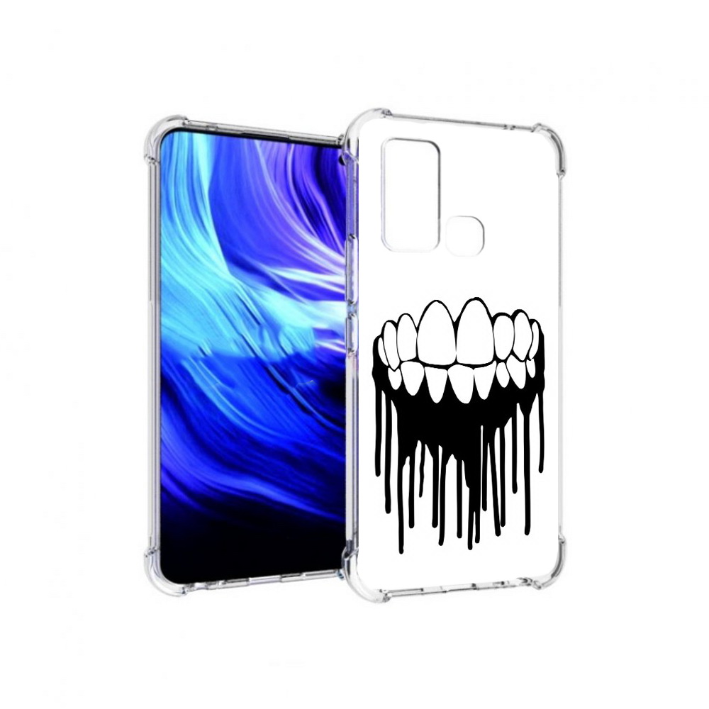 

Чехол MyPads Tocco для Vivo Z6 зубы (PT226976.399.372), Прозрачный, Tocco