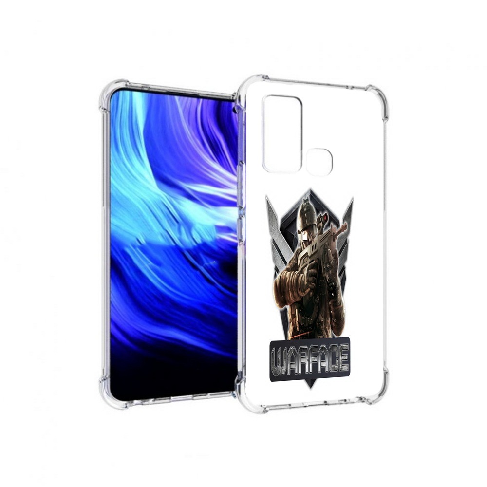 

Чехол MyPads Tocco для Vivo Z6 игра про войну (PT226976.399.374), Прозрачный, Tocco