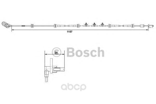 

Датчик автомобильный BOSCH 0265007464