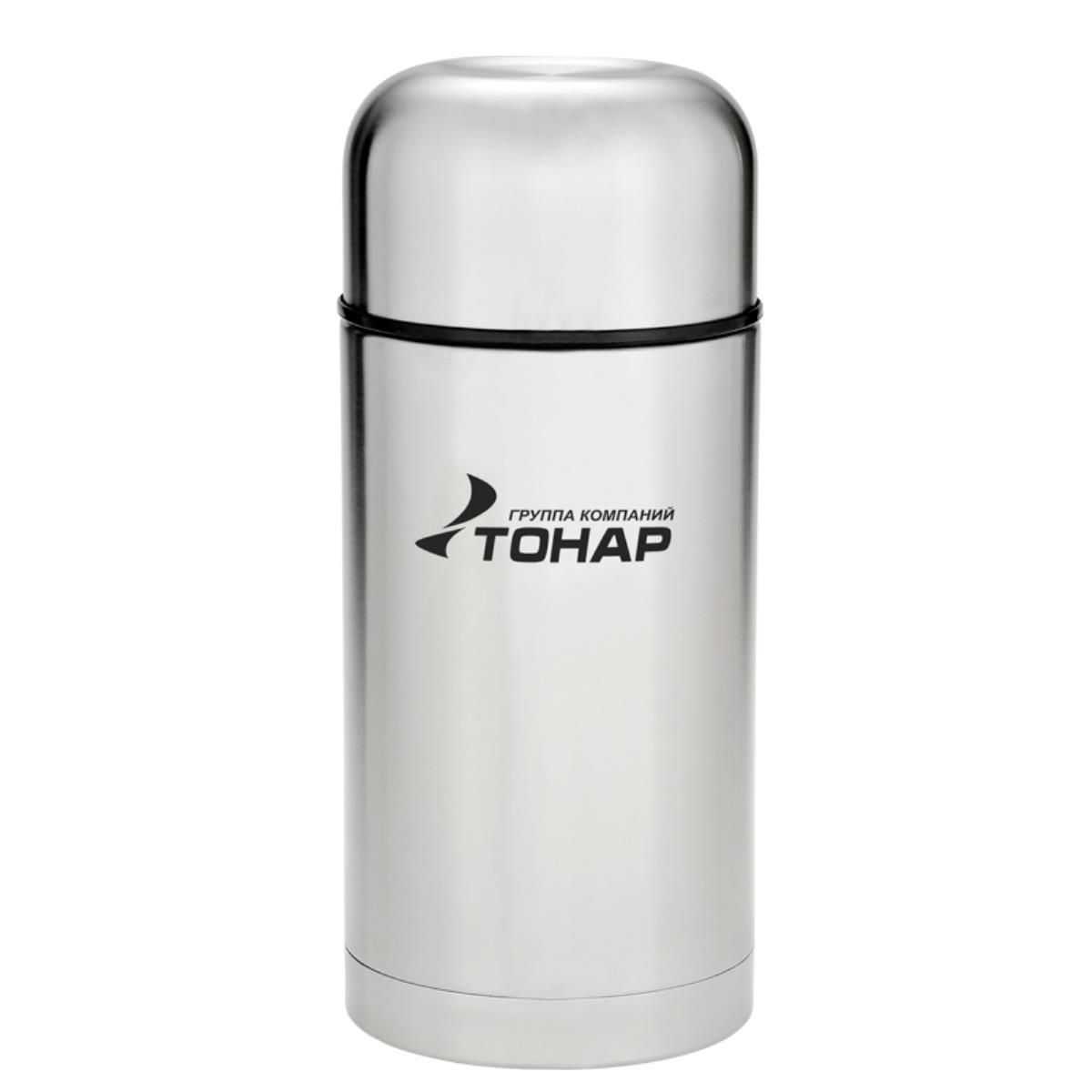 

Термос (HS.TM-019) 1200ML (широкое горло, чехол) TONAR, Серебристый;черный