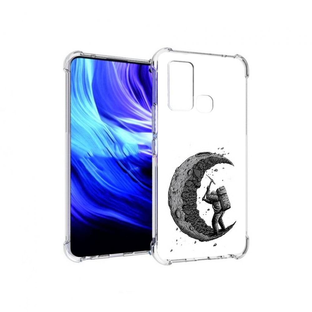 

Чехол MyPads Tocco для Vivo Z6 камненная луна (PT226976.399.384), Прозрачный, Tocco