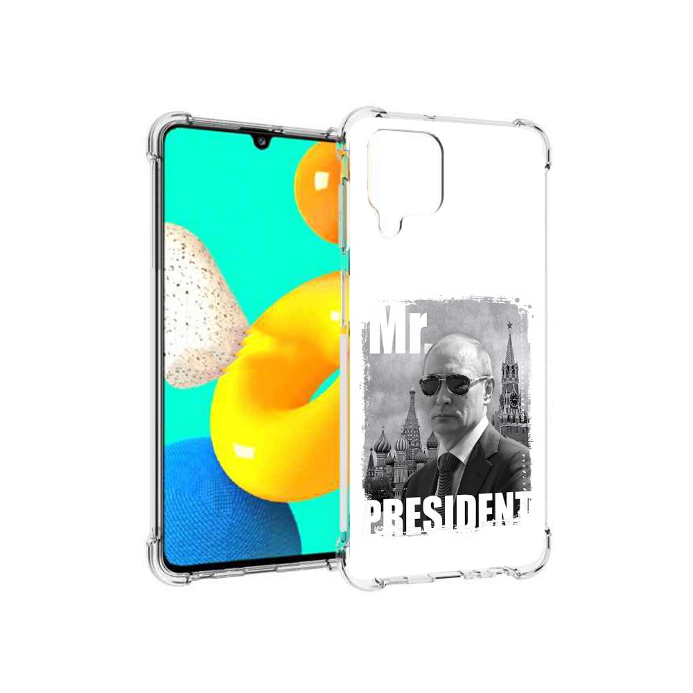 

Чехол MyPads Tocco для Samsung Galaxy M32 Путин (PT161818.523.141), Прозрачный, Tocco